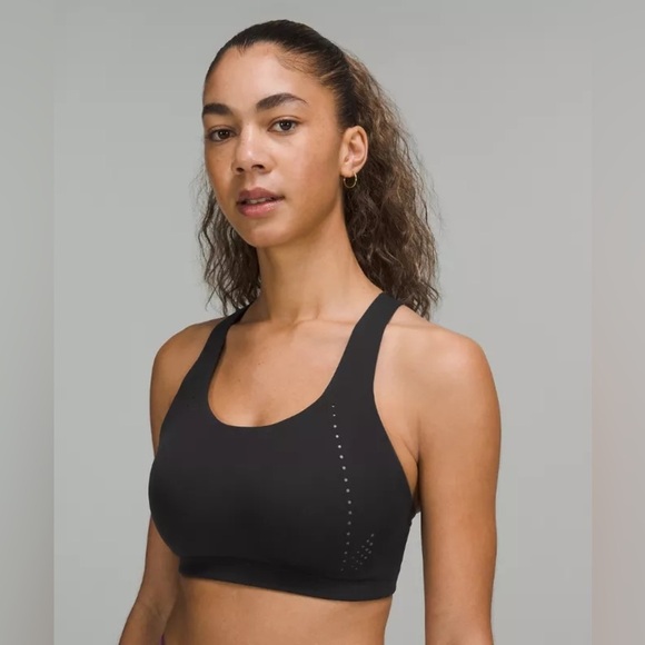 Lululemon AIRSUPPORT BRA HIGH SUPPORT 38 DD E NWT running black wireless yoga - Picture 1 of 12